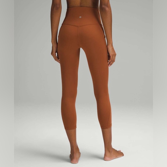Lululemon Align High-rise with Pockets 23” Sable Copper size 6 - Picture 4 of 17